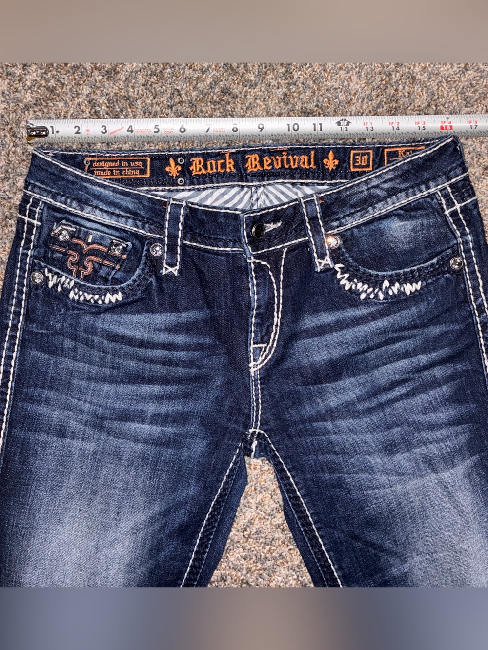 Rock Revival Women’s Kai Bootcut Jeans- size 30 - Picture 8 of 9